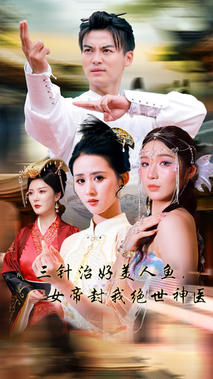 三针治好美人鱼，女帝封我绝世神医（61集）爆火短剧追不停